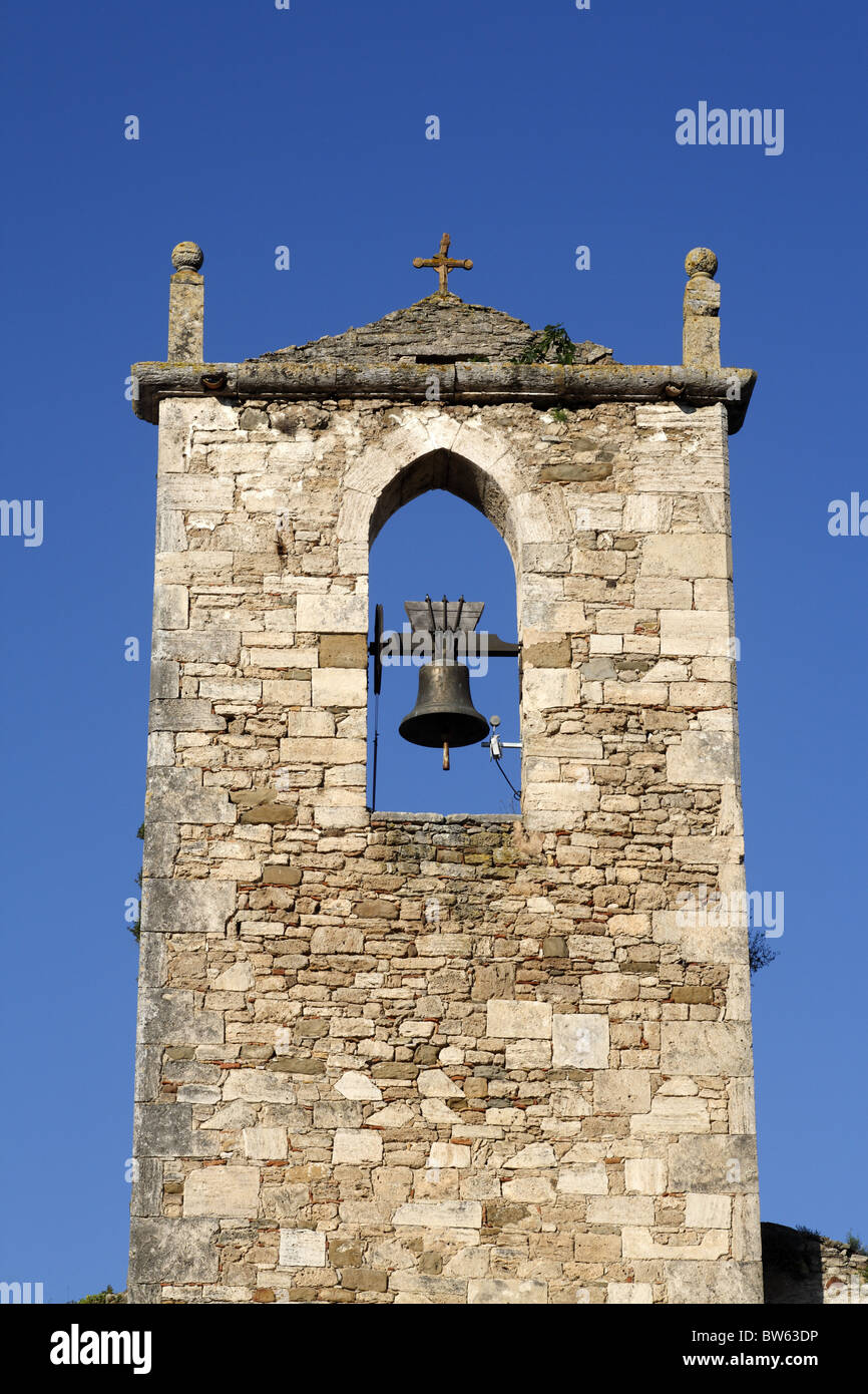 The Roman Catholic Church of Santa Maria de Porqueres in Banyoles, Costa  Brava, Catalunya,Spain Stock Photo - Alamy