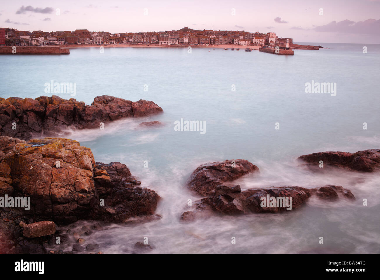 Saint Ives harbour Stock Photo