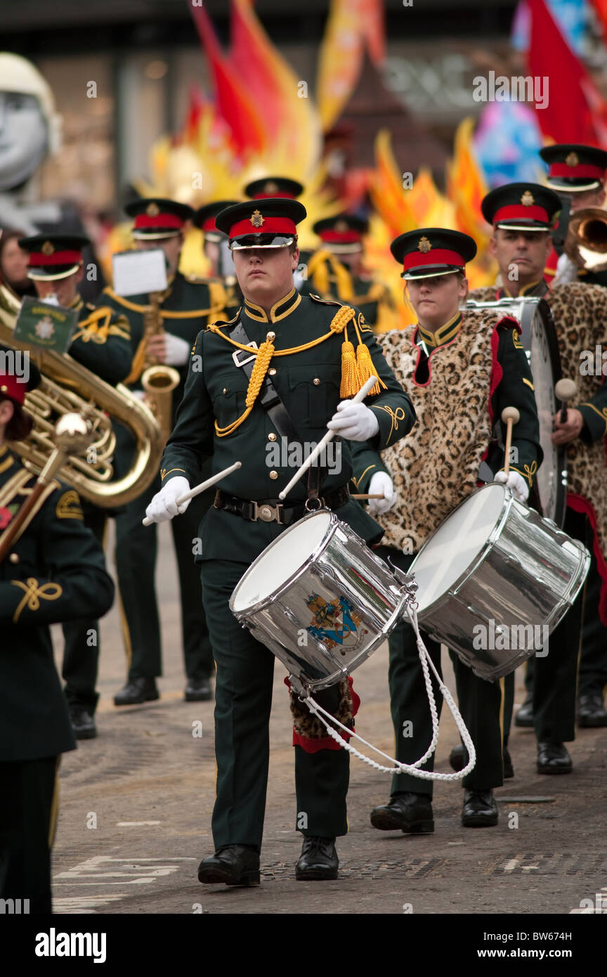 Romford Drum and Trumpet Corps, The Lord Mayors Show, London, 2010