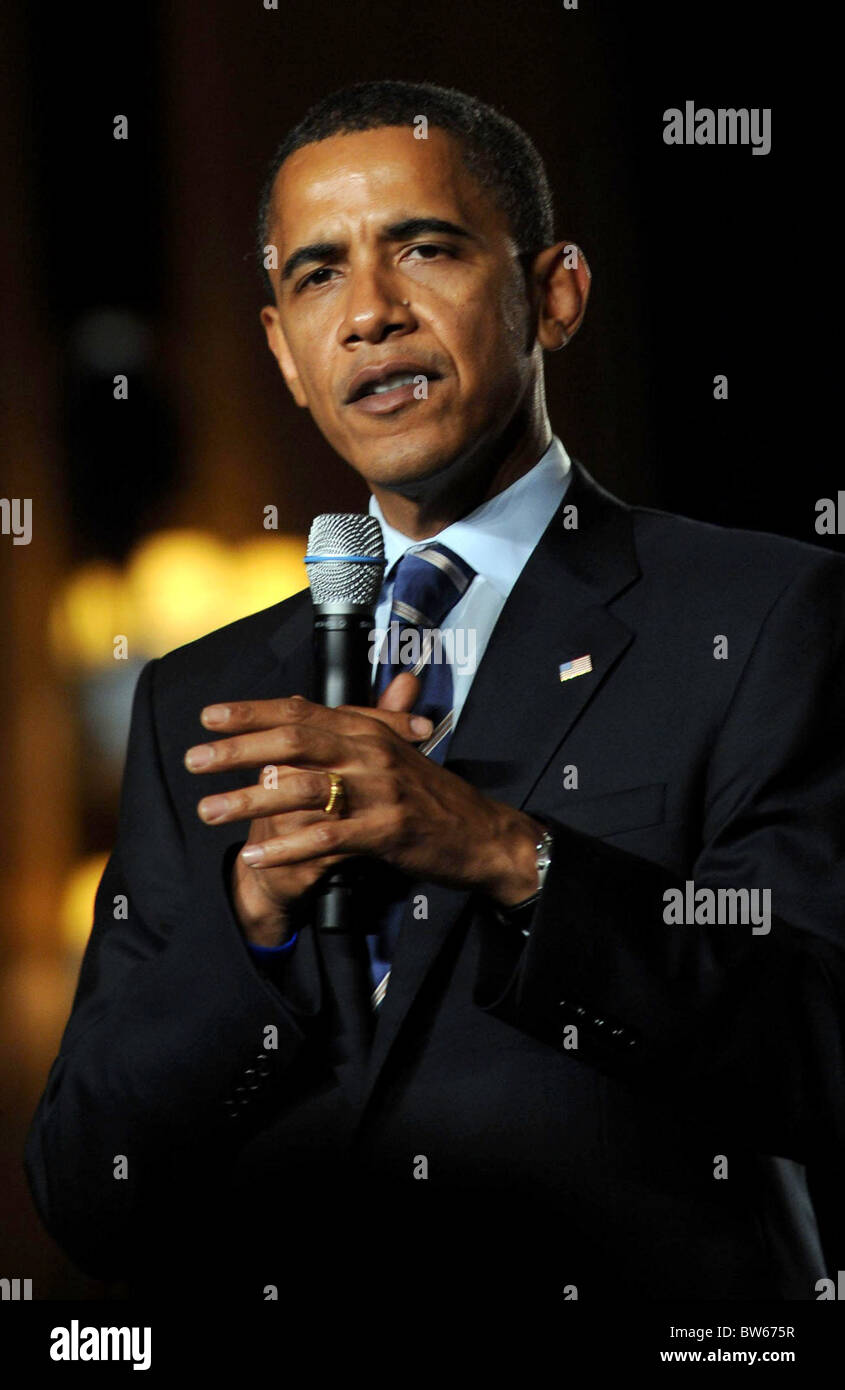 Barack Obama Campaign Fundraiser Stock Photo - Alamy