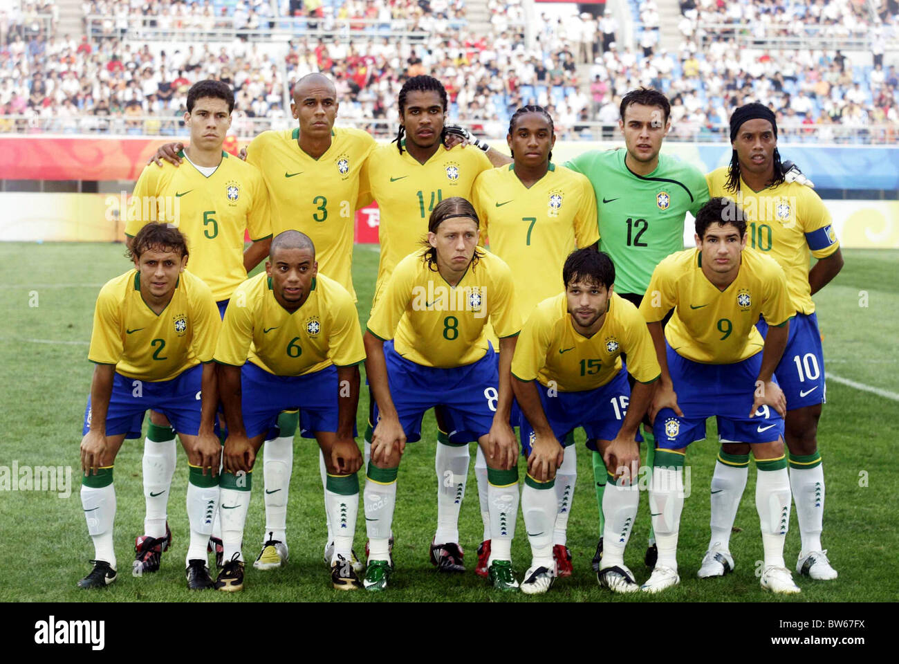 Brazils team shoot brazil u23 football team 1 hi res stock