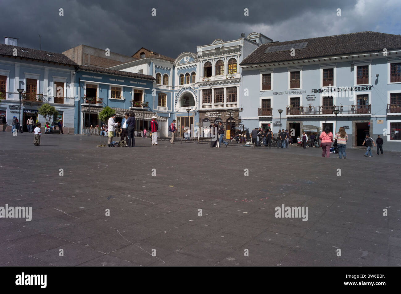 Plaza del Teatro, Quito, Ecuador Stock Photo