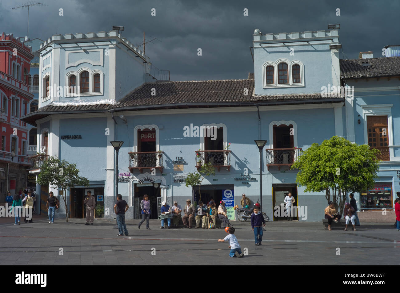 Plaza del Teatro, Quito, Ecuador Stock Photo