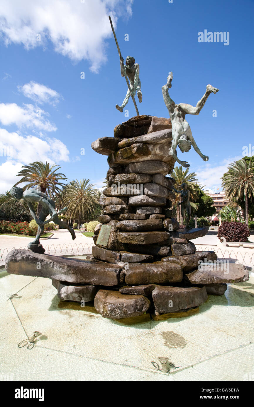 Gran Canaria garden statues Stock Photo Alamy