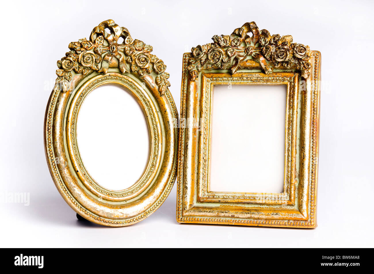 Vintage Picture Frames Decorated Stock Photo 32724448 Alamy