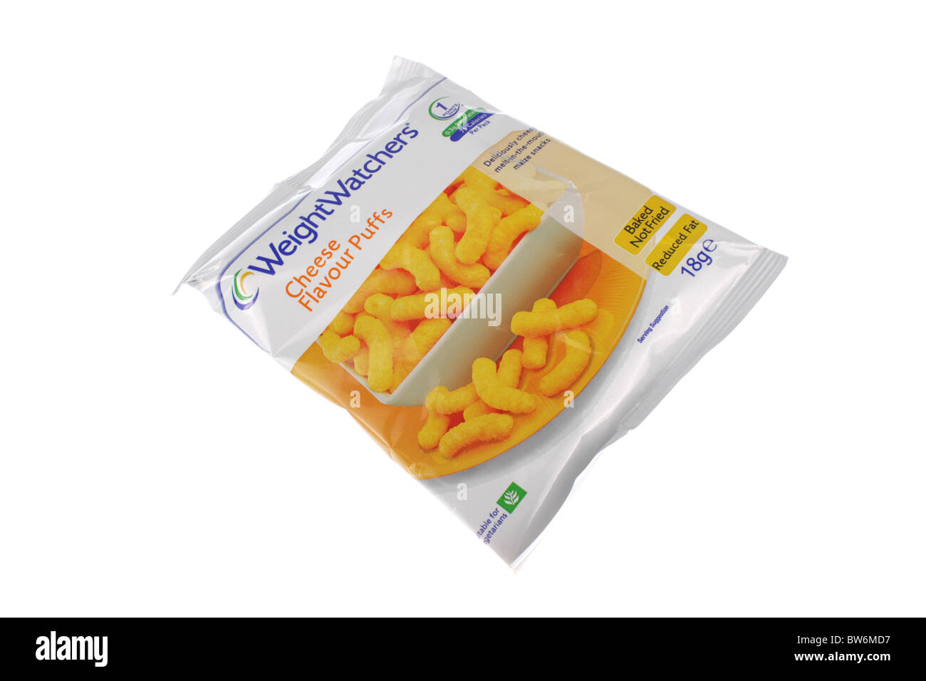 Low Fat Cheese Puffs Stock Photo