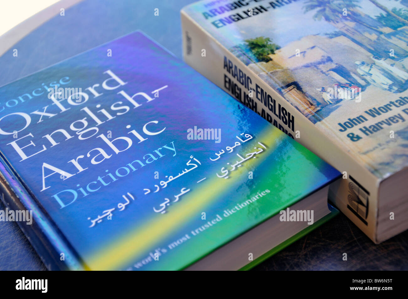 Arabic to English dictionary Stock Photo