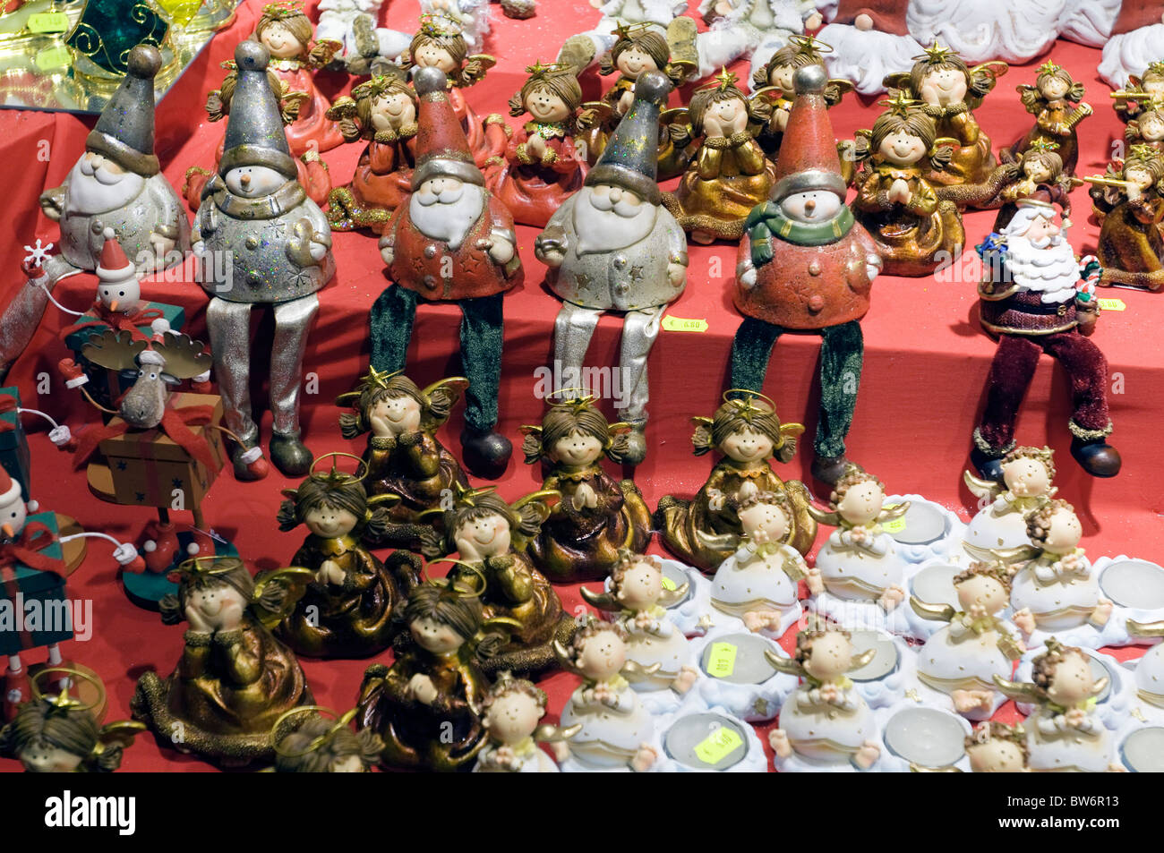 Christmas decorations at the Christmas market, Rathausplatz, Vienna Stock Photo