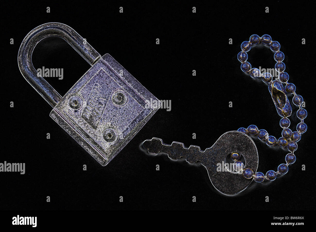 Lock and Key Stock Photo Alamy