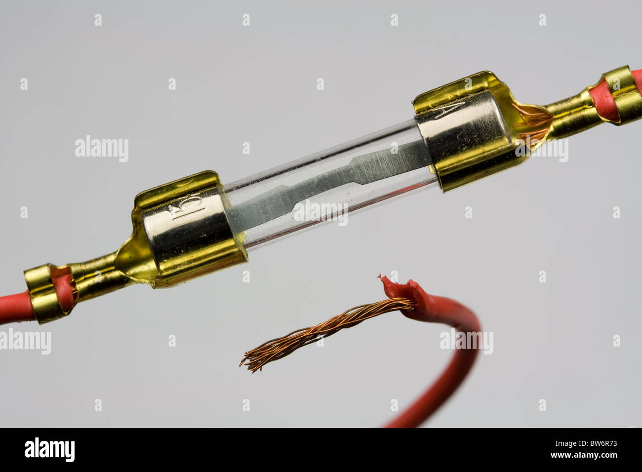 Electrical Safety Fuse Overload Protection Stock Photo Alamy