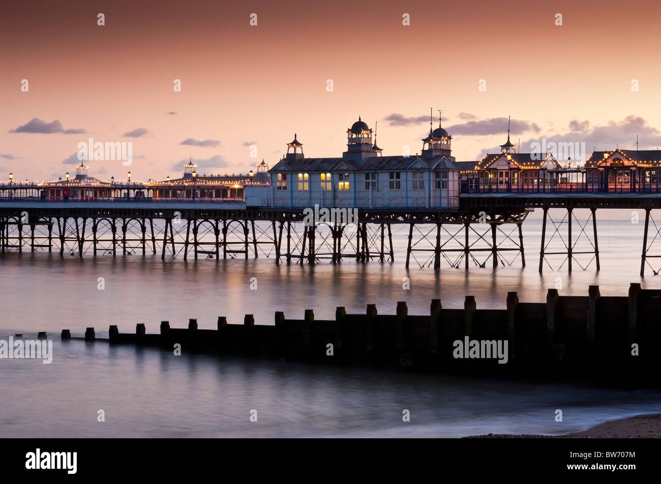 eastbourne pier,sussex,england,uk,europe Stock Photo