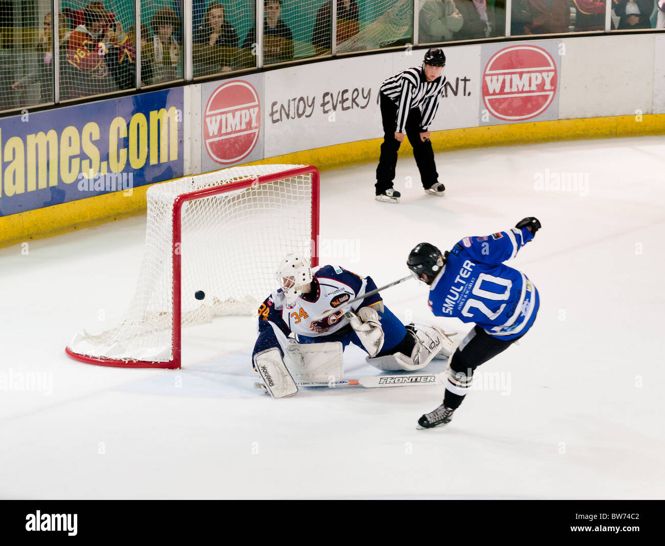 Guildford Flames Ice Hockey Stock Photo Alamy
