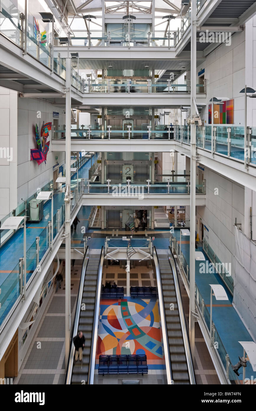 Interior of the Chelsea and Westminster Hospital. Stock Photo