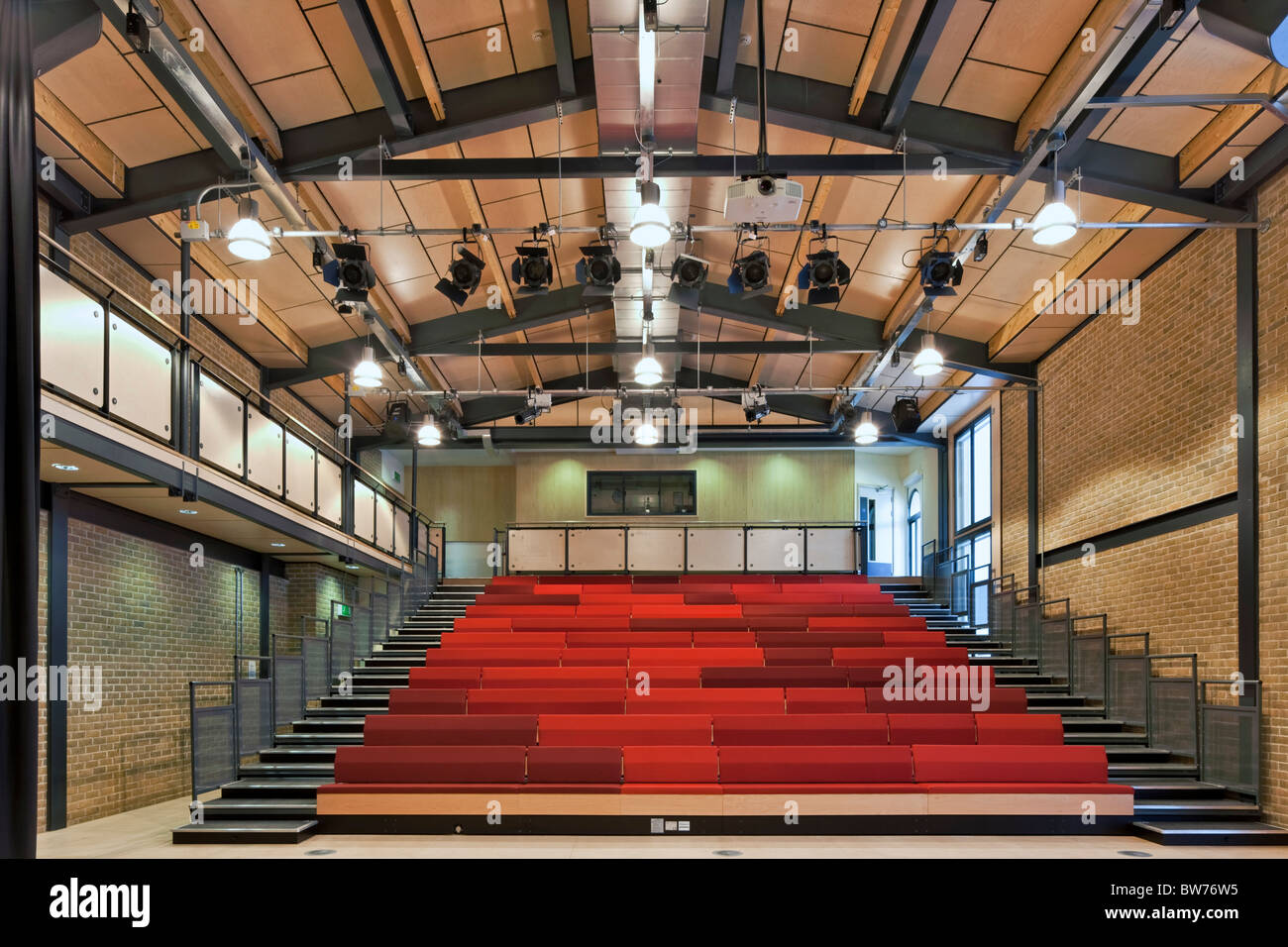 The Mall School performing arts hall. Stock Photo