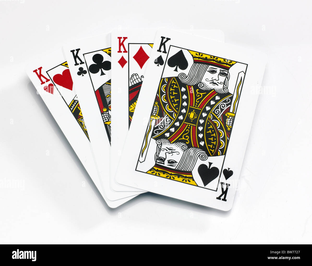 King, queen, jack, antique playing cards. These are the three clubs -  Stock Image - Everypixel