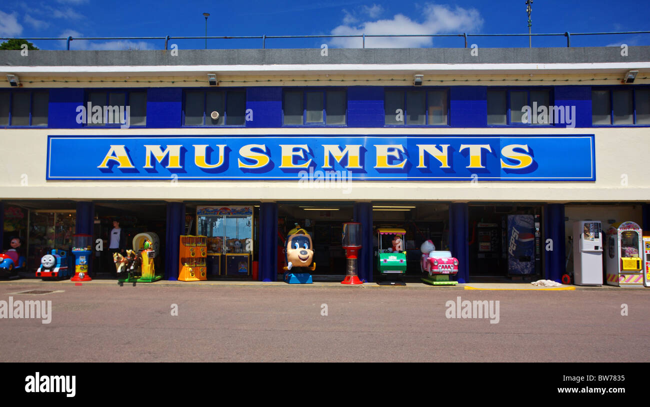 Amusement arcade, Bournemouth seafront, Bournemouth, England Stock Photo Alamy