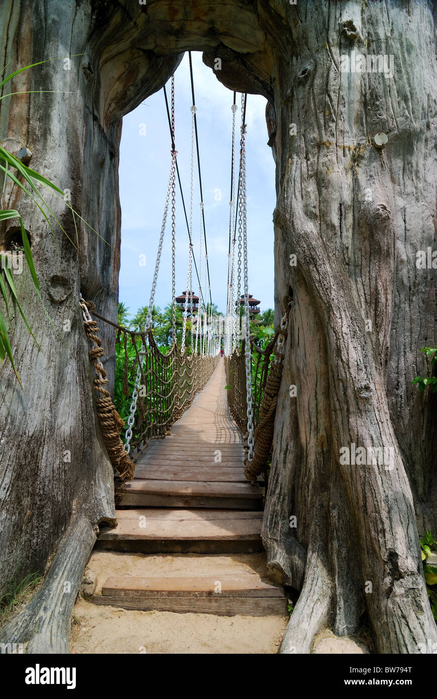 Singapore sentosa bridge hi-res stock photography and images - Alamy