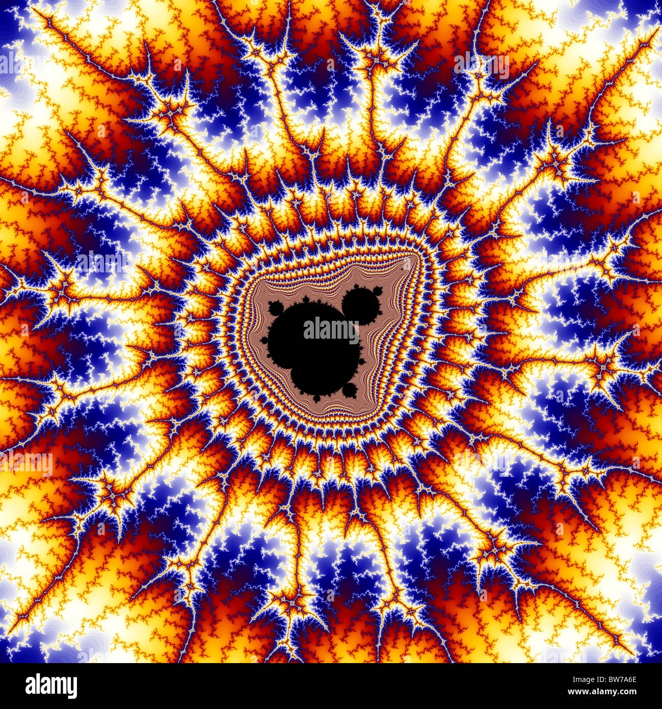 Zoom into the mandelbrot set hires stock photography and images Alamy
