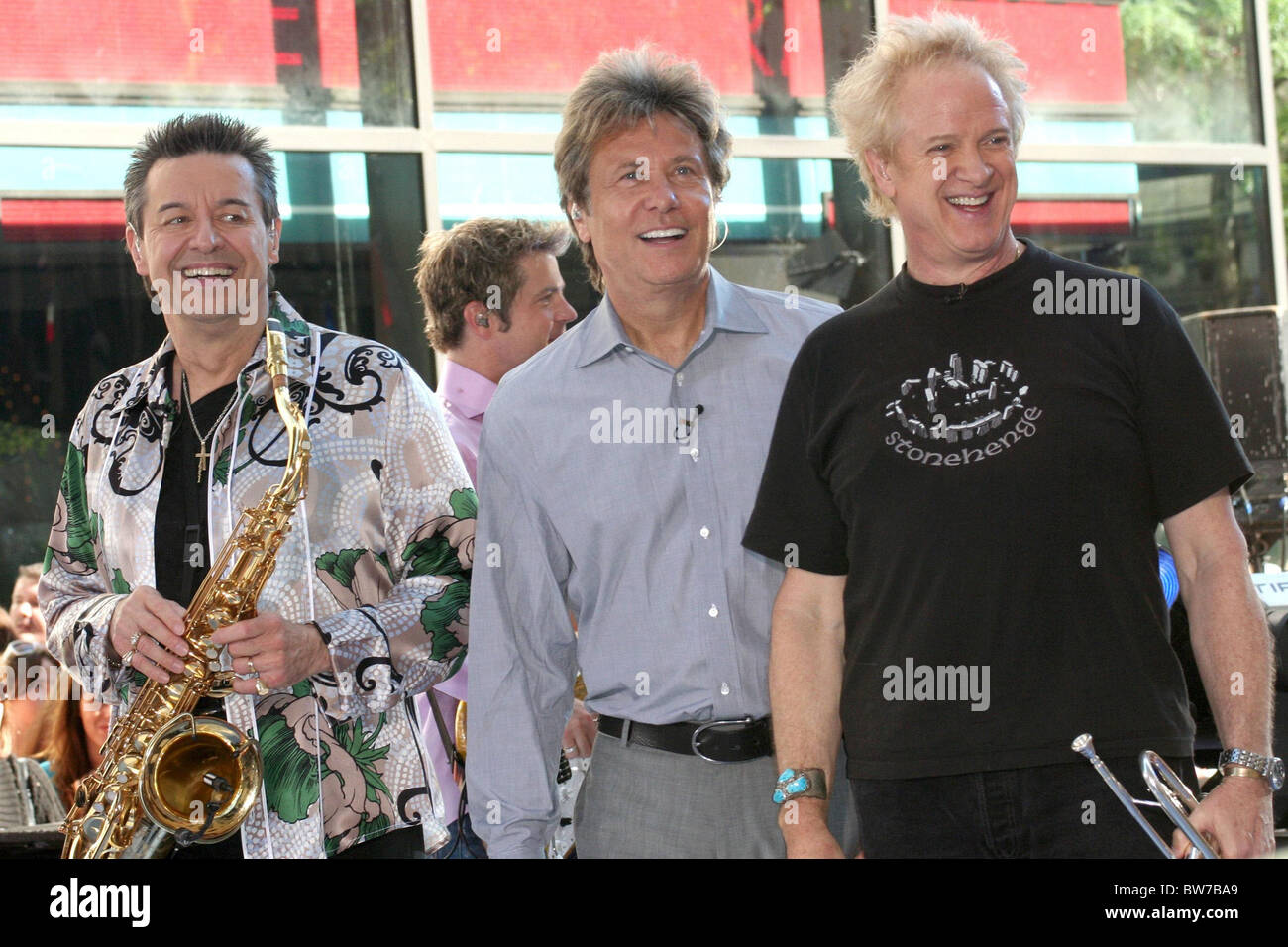 NBC TODAY SHOW Concert with CHICAGO and AMERICA Stock Photo