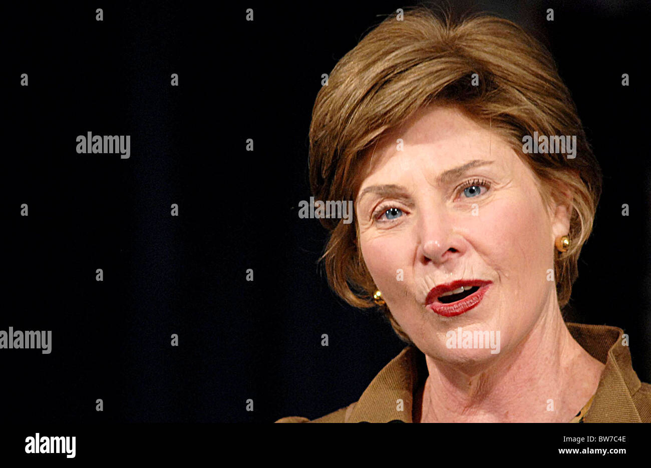 Laura Bush Foundation for America's Libraries Grant Announcement Stock