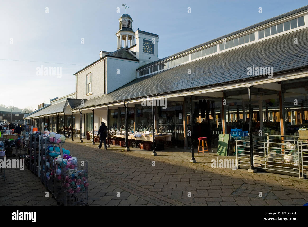 Tiverton Pannier Market, Devon, UK 2010 Stock Photo