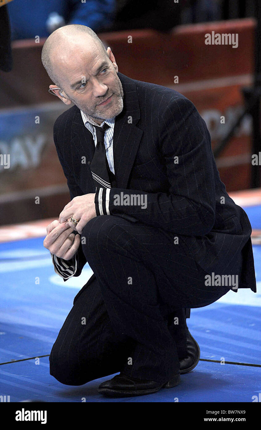 R.E.M. NBC Today Show Concert Stock Photo - Alamy