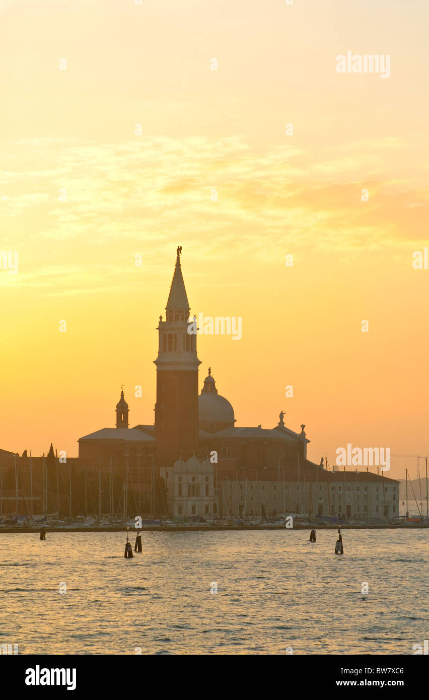 Venice - The Church of San Giorgio Maggiore at sunset Stock Photo - Alamy