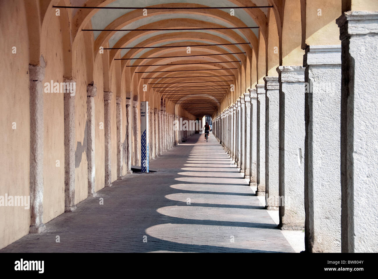 Colonnade in Comacchio, Emilia Romagna, Italy Stock Photo