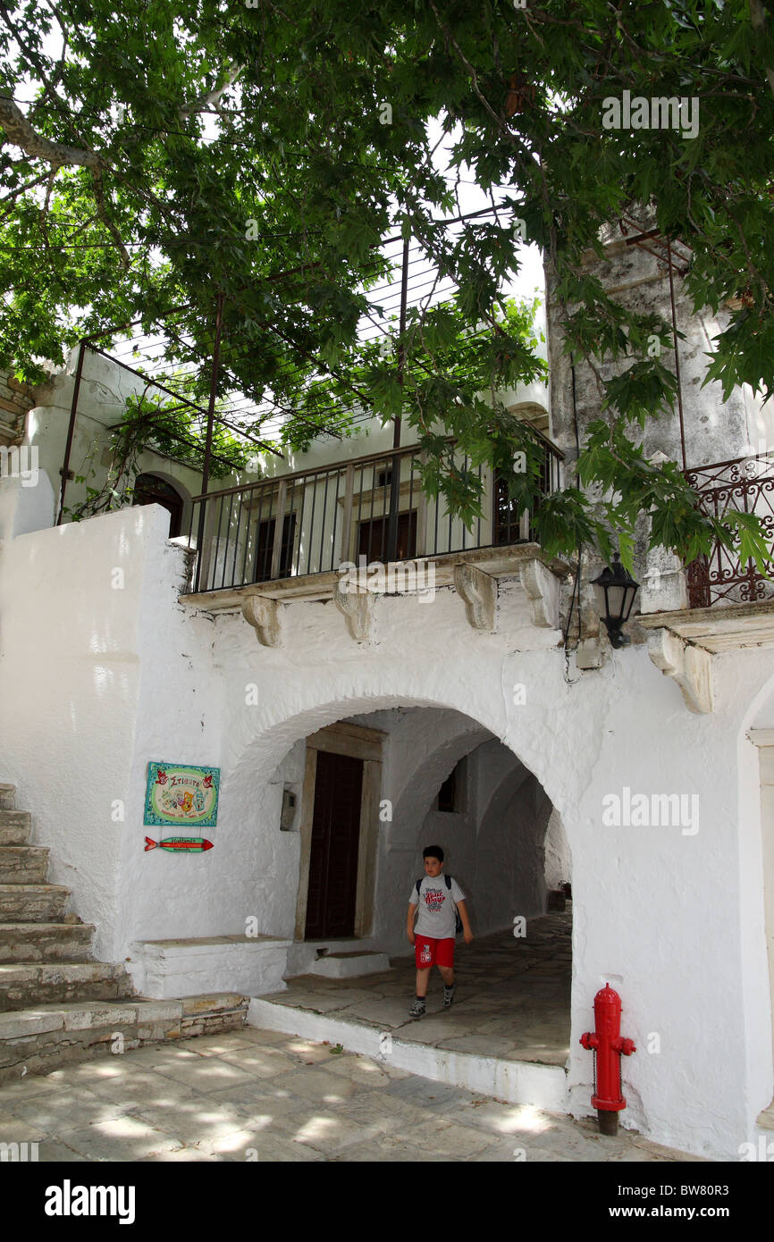 Naxos island, Aperathos island Stock Photo