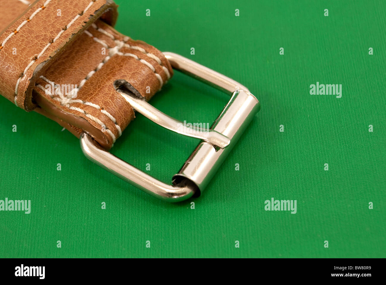 leather belt buckle Stock Photo Alamy