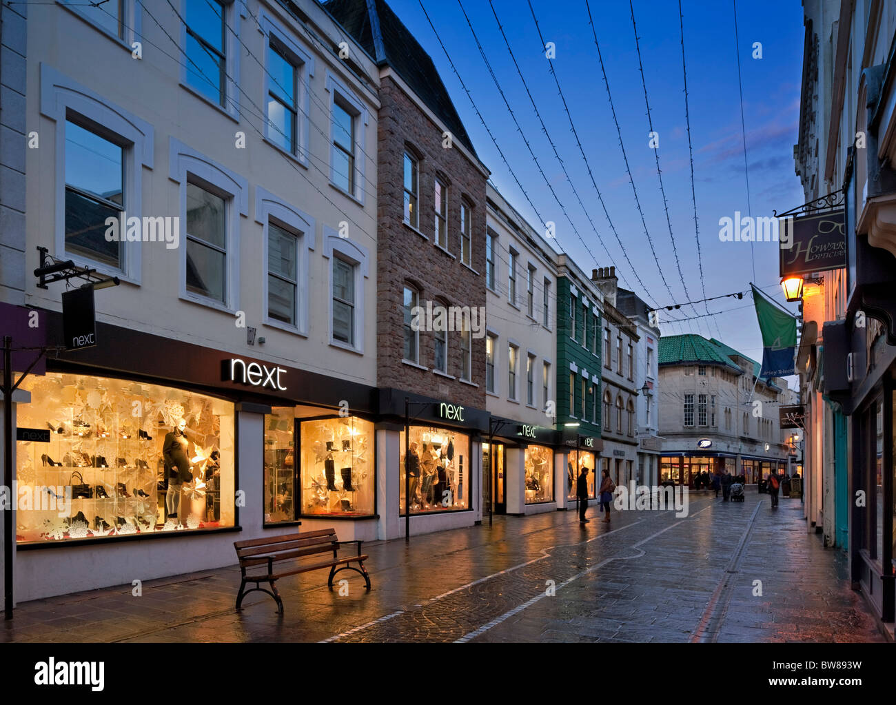 Retail and office development in Queen Street, St Helier, Jersey Stock  Photo - Alamy