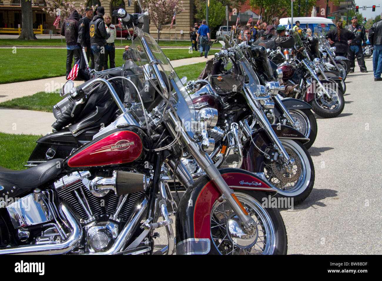 Personal Driver Motorcycle Rally Motorcycle rally to create driver safety awareness in Boise, Idaho, USA ...