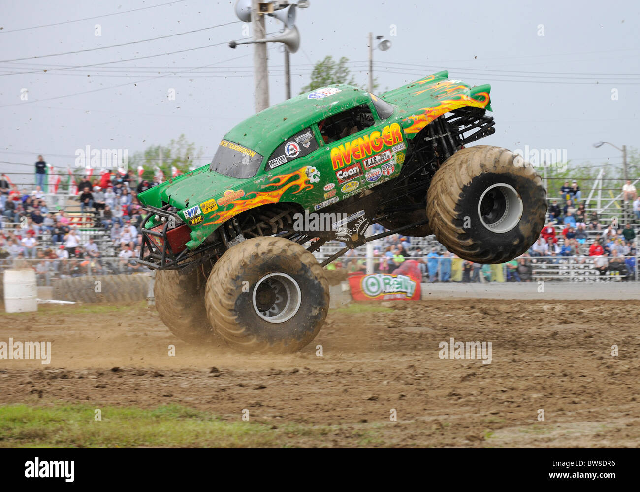 Monster Truck Avenger at freestyle competition at 4x4 Off-Road Jamboree  Monster Truck Show at Lima, Ohio Stock Photo - Alamy