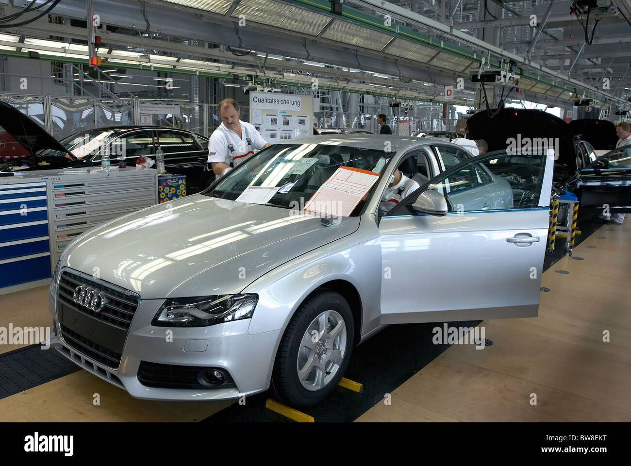 AUDI AG, testing centre of A4 and A6 car models, Neckarsulm, Germany Stock Photo
