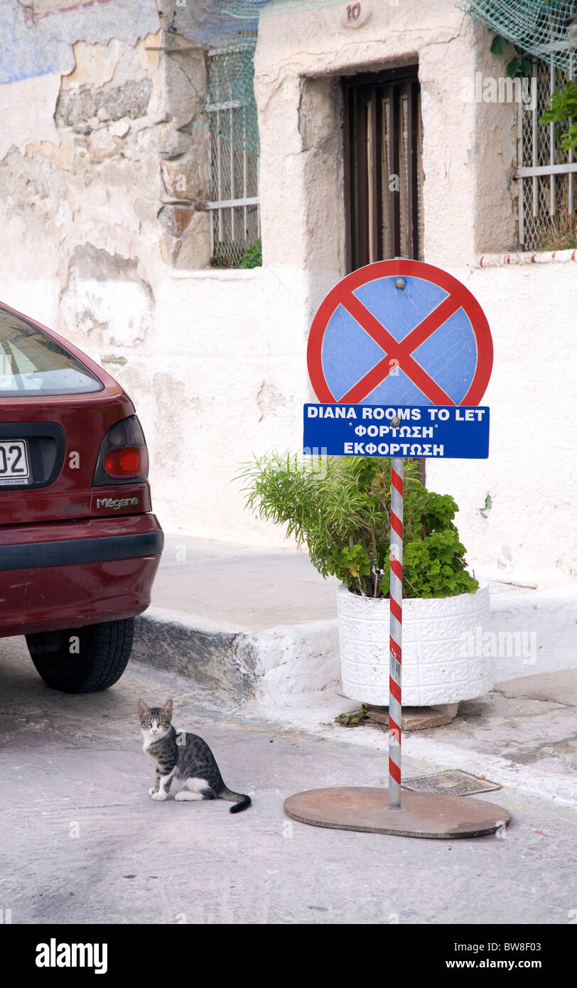 Car parking sign no waiting hires stock photography and images Alamy