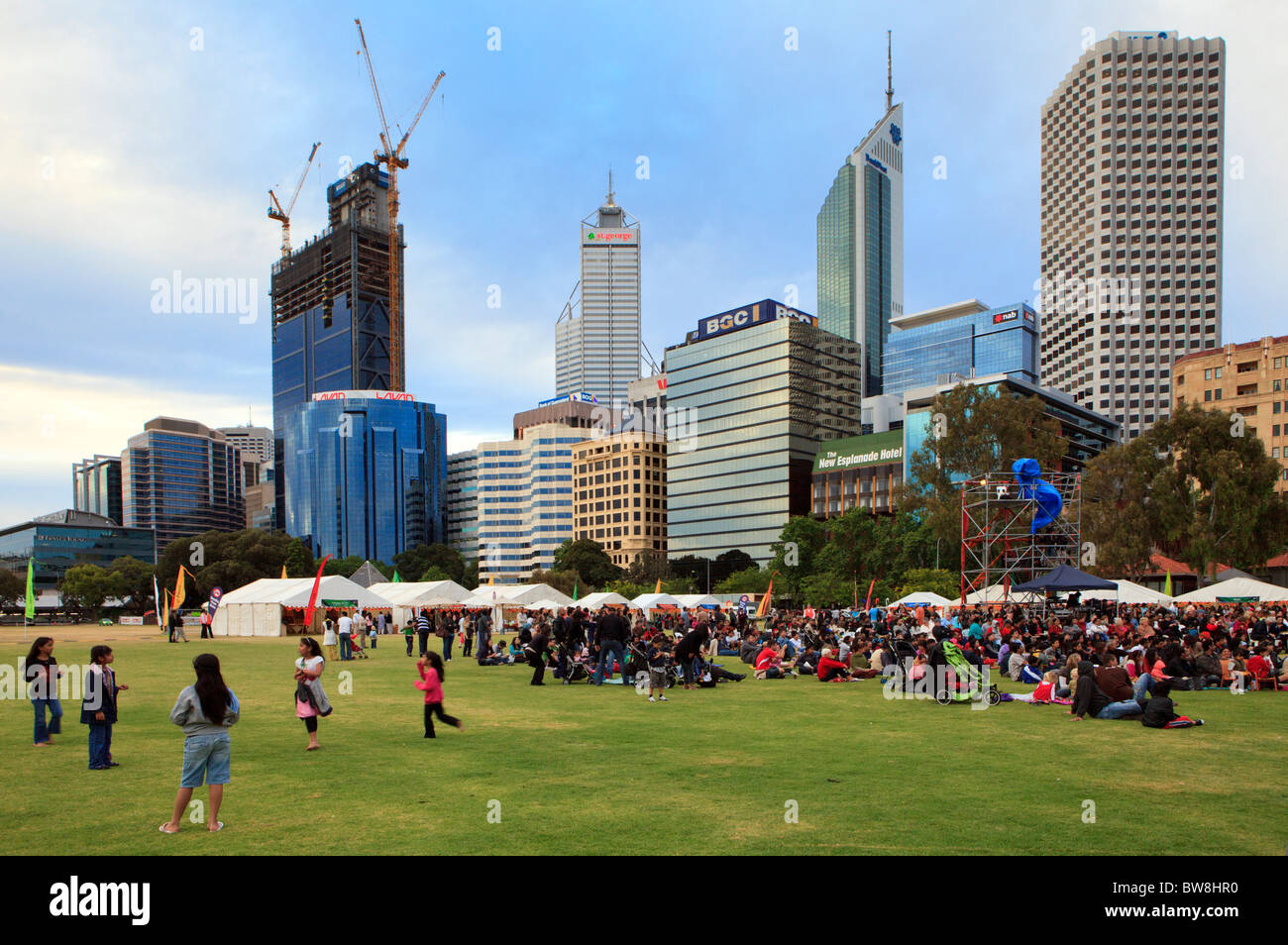 Swan Festival of Lights celebrating Deepavali (Diwali) in Perth, Western Australia Stock Photo