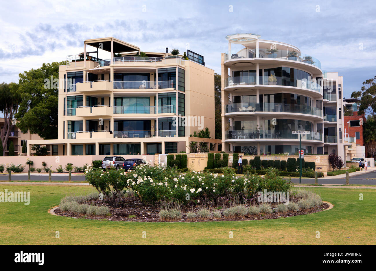 Luxury apartments in South Perth Stock Photo Alamy