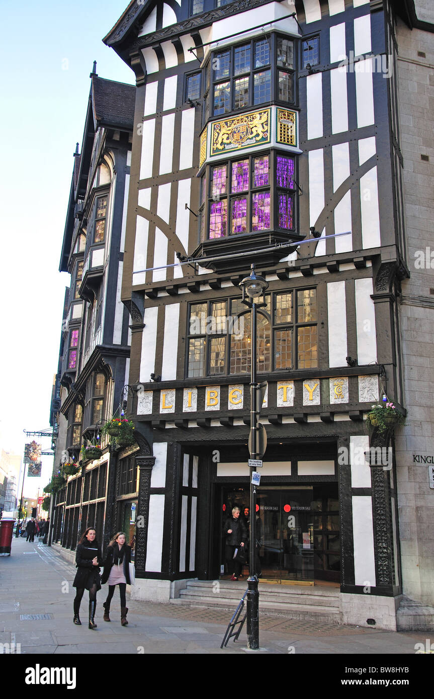 Liberty & Co department store, Regent Street, West End, City of Westminster, Greater London, England, United Kingdom Stock Photo