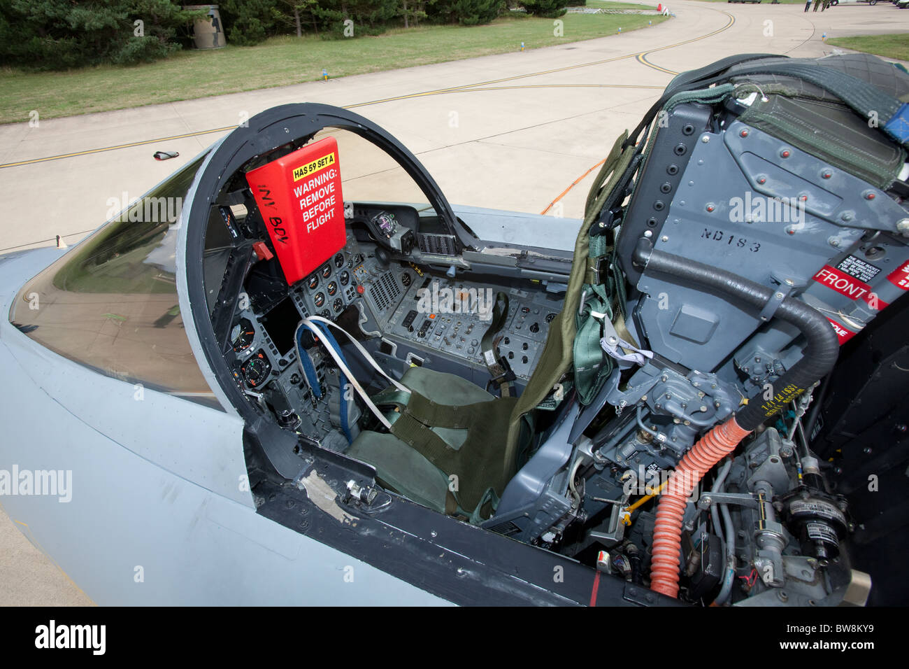 Tornado GR4 Military fighter jet aircraft ,RAF Marham ,Norfolk, England, United Kingdom. Stock Photo