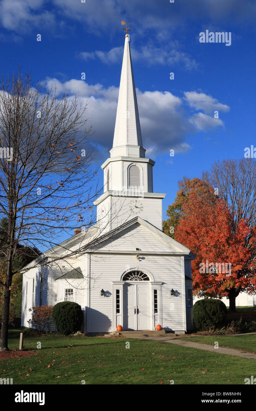 Canterbury United Community Church, Canterbury, New Hampshire, USA Stock Photo