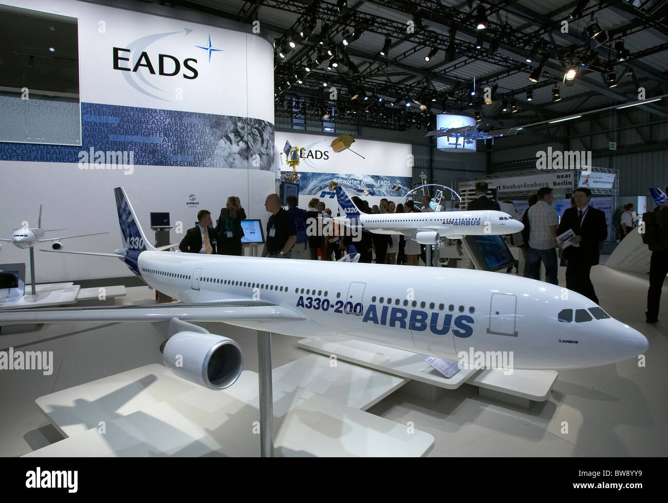 EADS stand at the ILA 2008, Berlin, Gemany Stock Photo