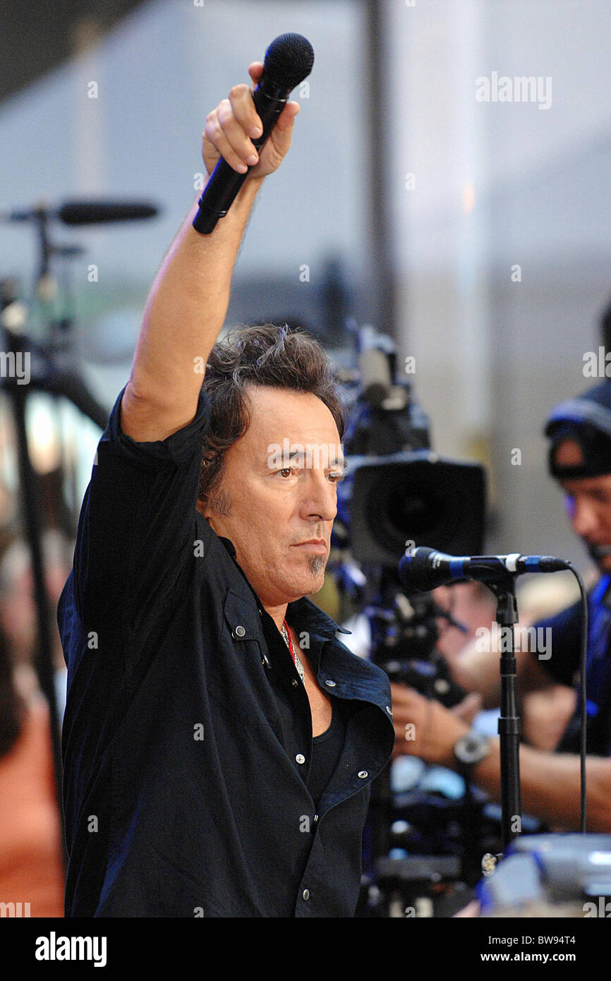 NBC Today Show Concert with Bruce Springsteen and the E Street Band Stock Photo
