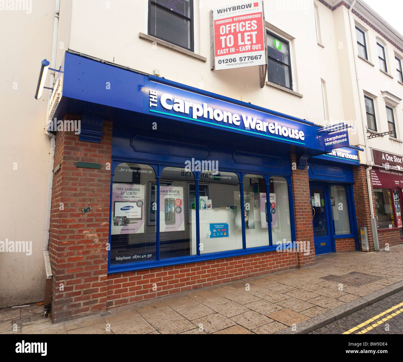 Carphone Warehouse shop in UK Stock Photo