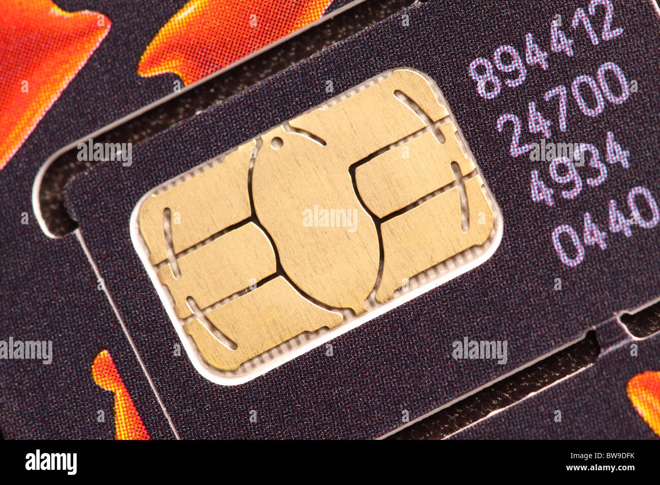 New Sim card for a Mobile Phone Stock Photo - Alamy