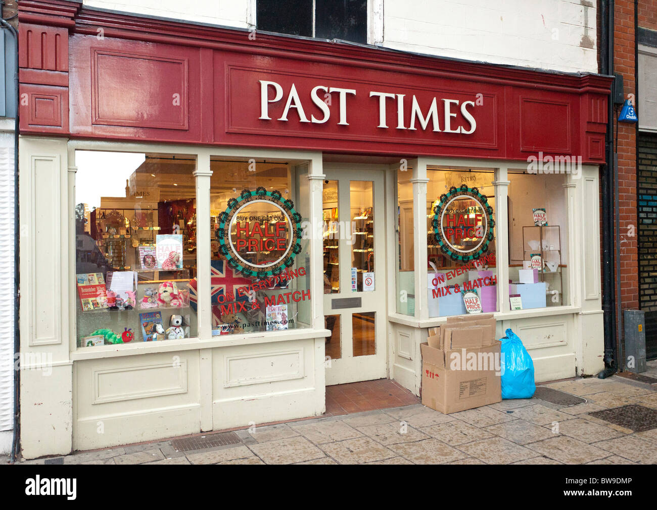 Past Times shop in UK Stock Photo