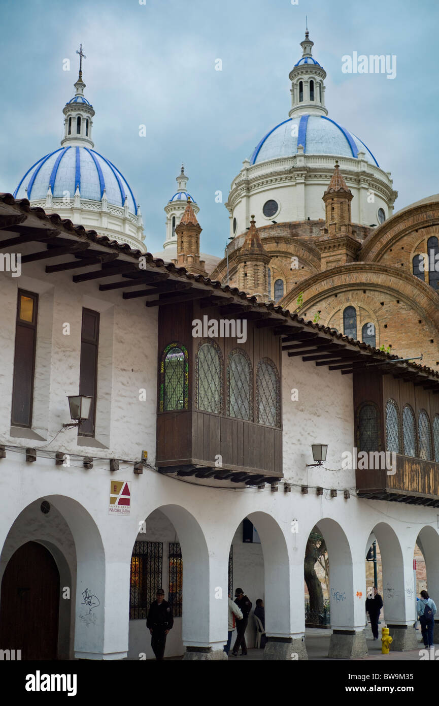 Cathedral Office Building Colonial Architecture Cuenca Ecuador