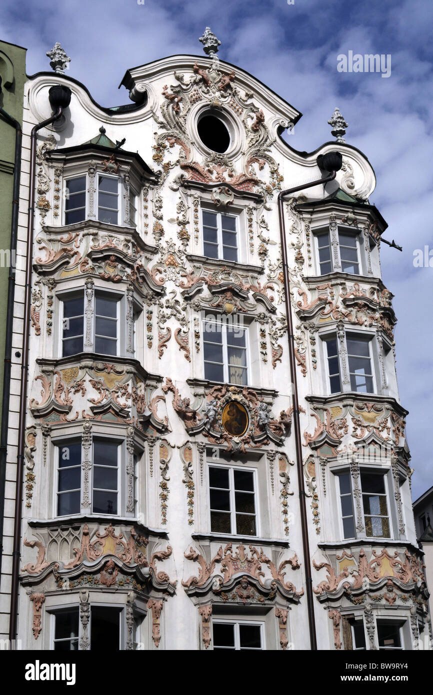 Helblinghaus, Innsbruck, Tyrol, Austira Stock Photo