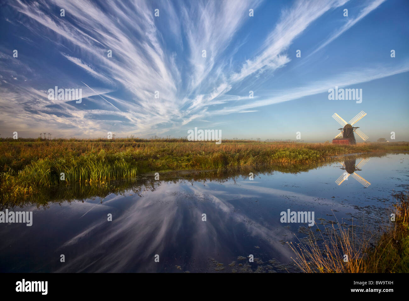 Herringfleet Smock Mill, Suffolk, UK Stock Photo - Alamy