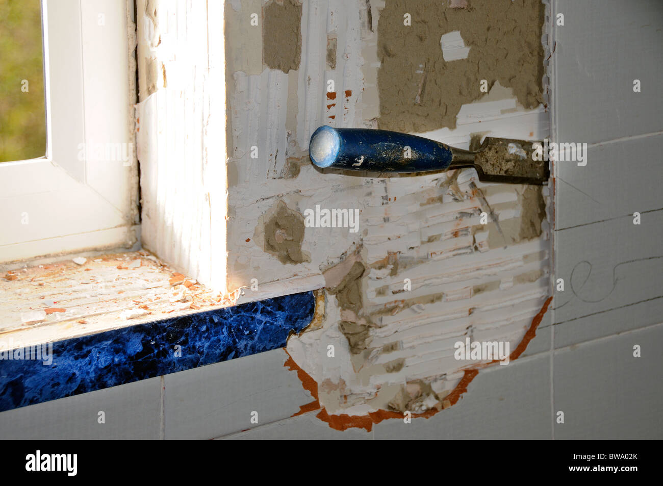 ceramic tile removal Stock Photo Alamy
