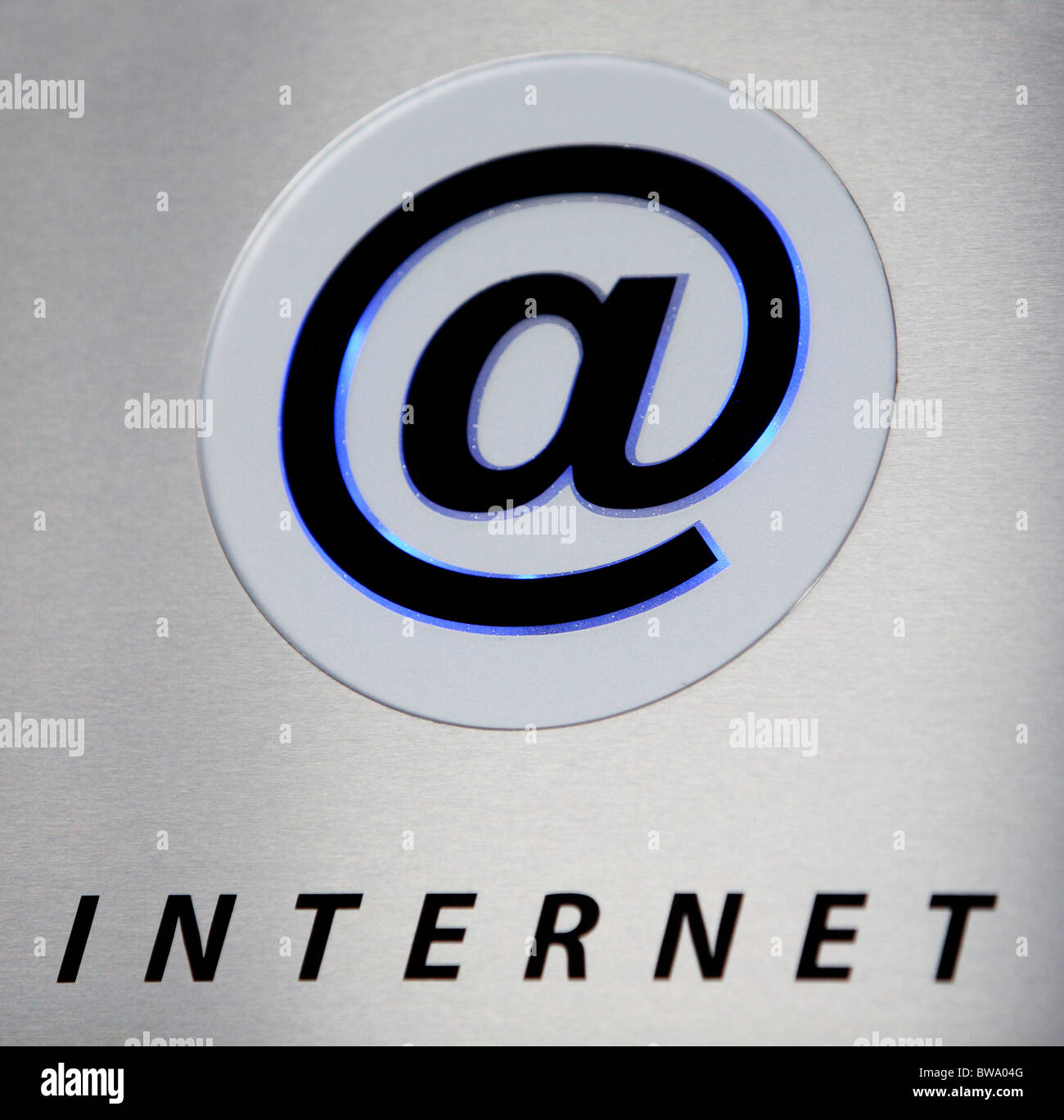 Internet symbol Stock Photo